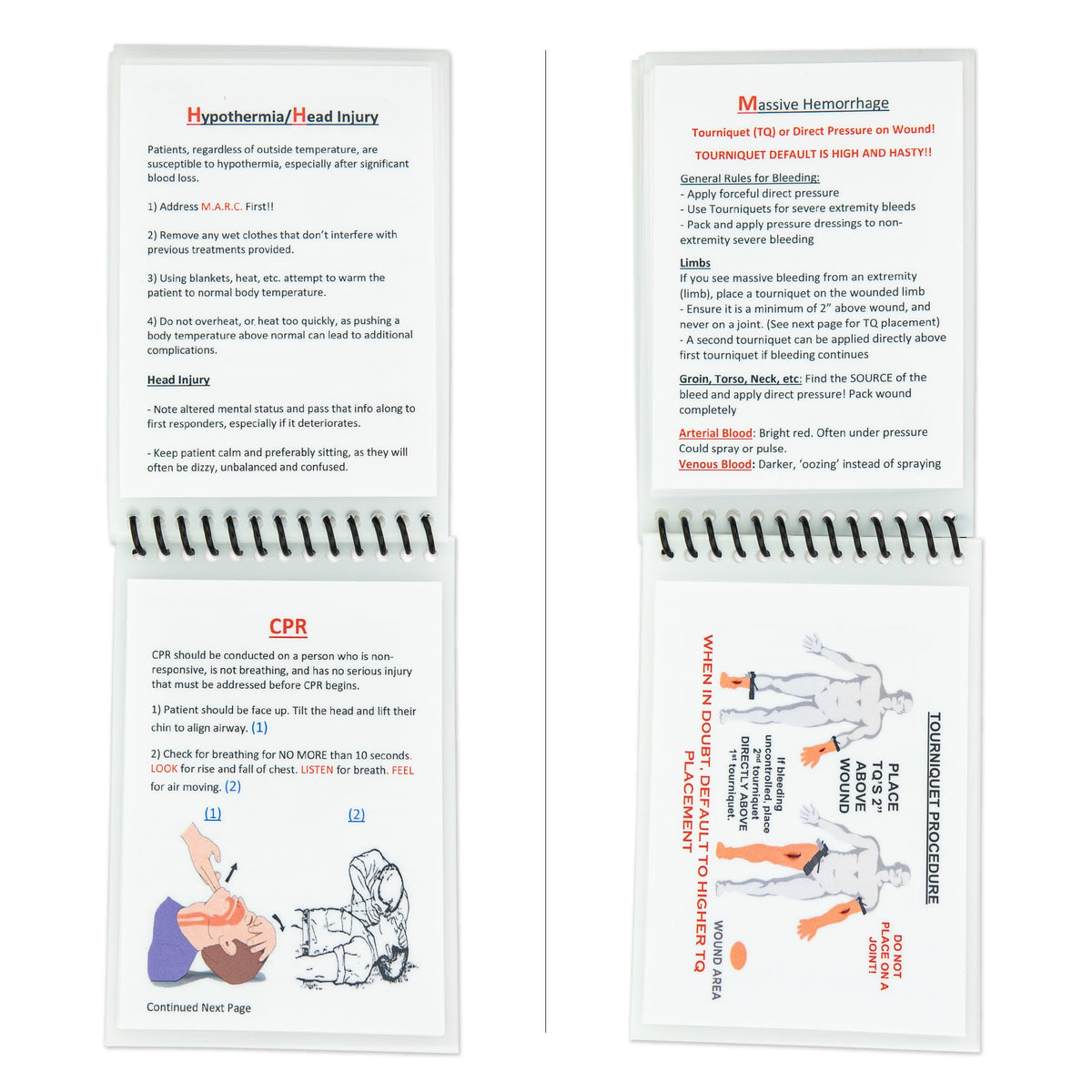 First Response Quick Reference Guide First On Scene - Emergency Care Quick Reference Guide (TM 2020) – Ready ...